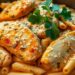 garlic parmesan chicken pasta